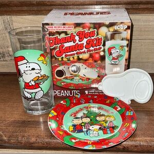 Super Cute 🥰 Peanuts Thank You Santa 🎅 Kit Milk and Cookies for Santa Kit